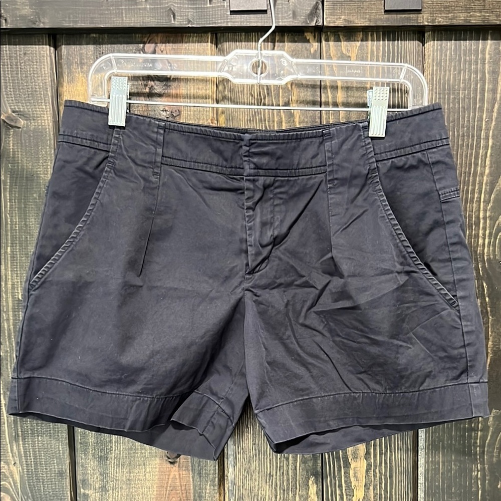 Vince‎ Black Shorts 6 Chino Pockets Preppy Basic Neutral Capsule Summer